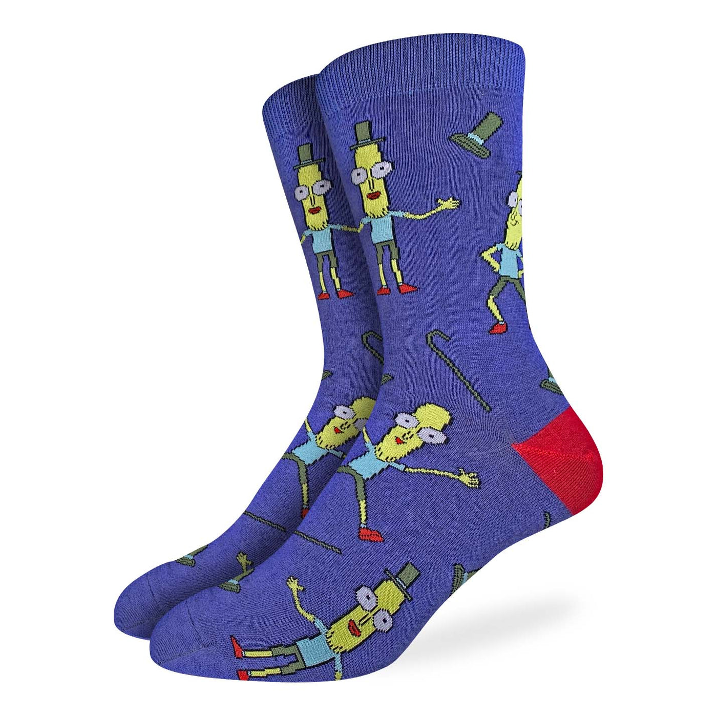 "Mr. Poopybutthole "Crew Socks by Good Luck Sock - Large - SALE