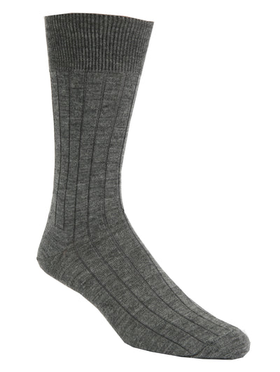 Ribbed wool socks