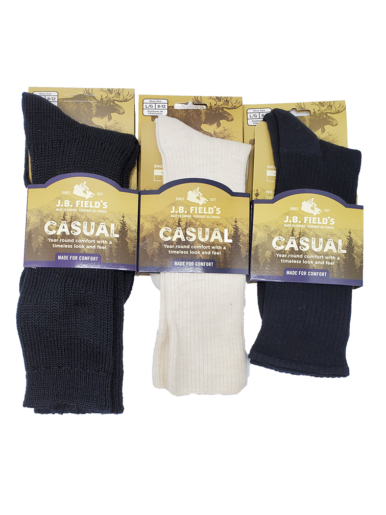 casual socks made in Canada 