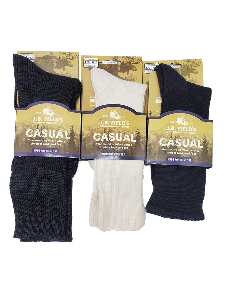 casual socks made in Canada 