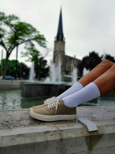 organic cotton socks made in Canada 