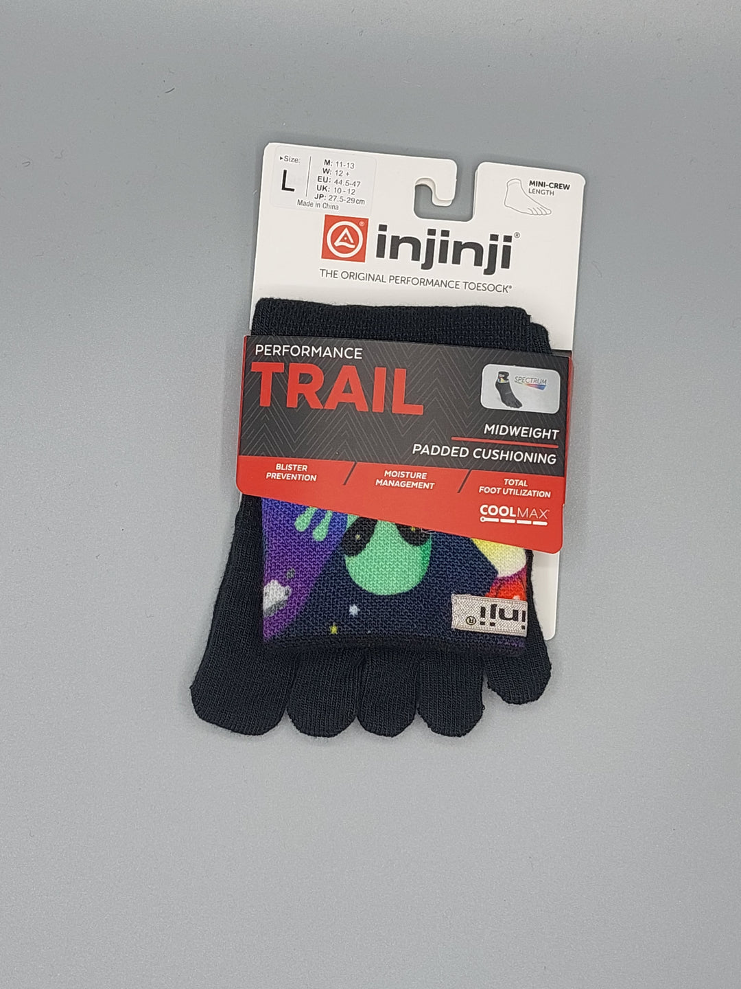 Spectrum Trail Midweight Mini-Crew Ankle Socks by Injinji – Great Sox