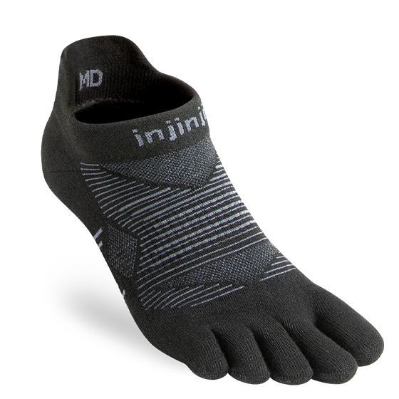 Injinji RUN Lightweight Mini-Crew Running Toe Socks Malibu