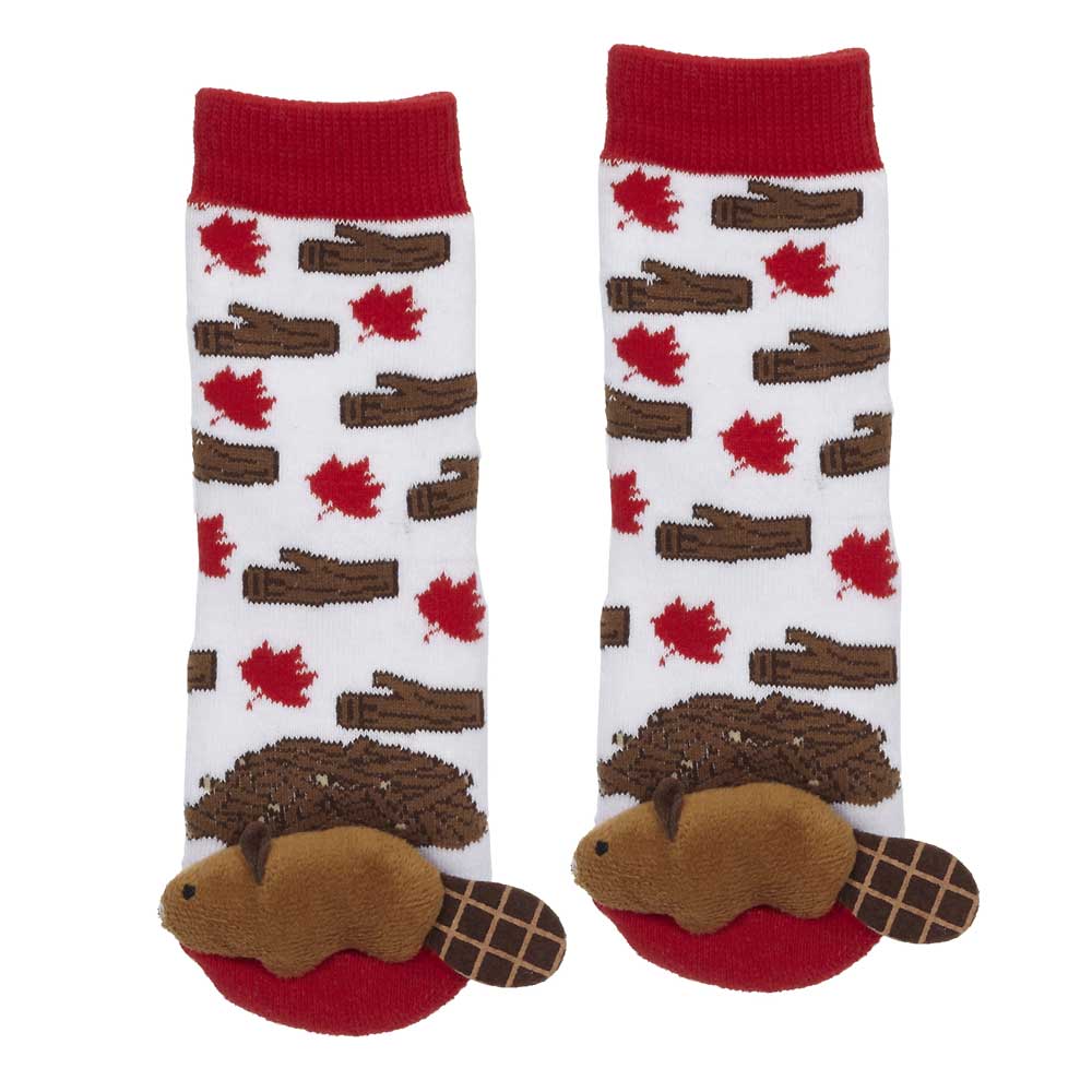 Lil Traveller Kids "Beaver" Socks by Parkdale Novelty