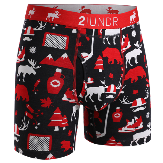 2UNDR Day Shift 6" Boxer Brief - Canada Eh