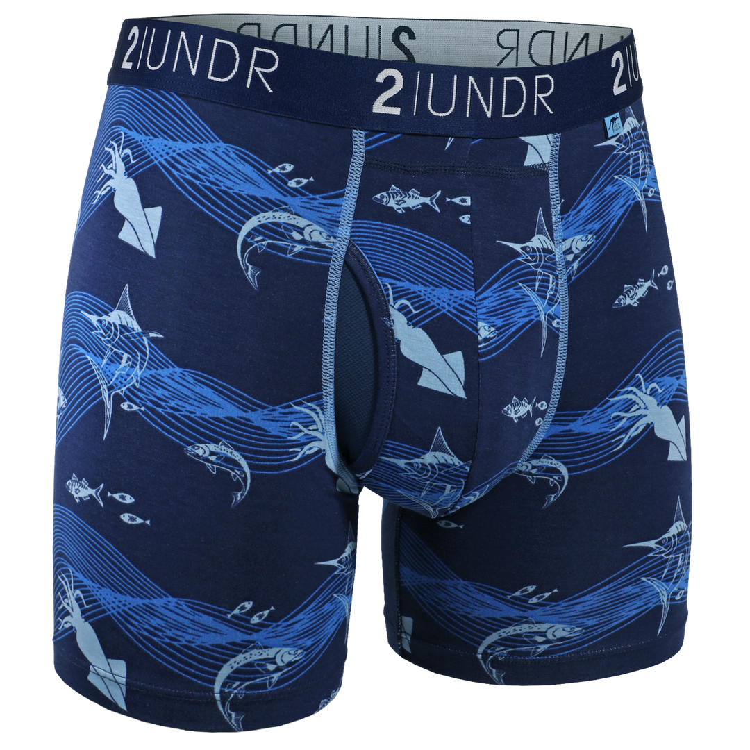 2UNDR Day Shift 6" Boxer Brief - Deep Sea