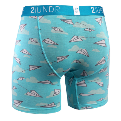 2UNDR Day Shift 6" Boxer Brief - Office Jets