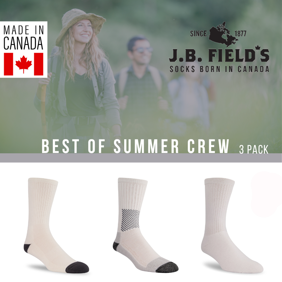summer socks made in Canada