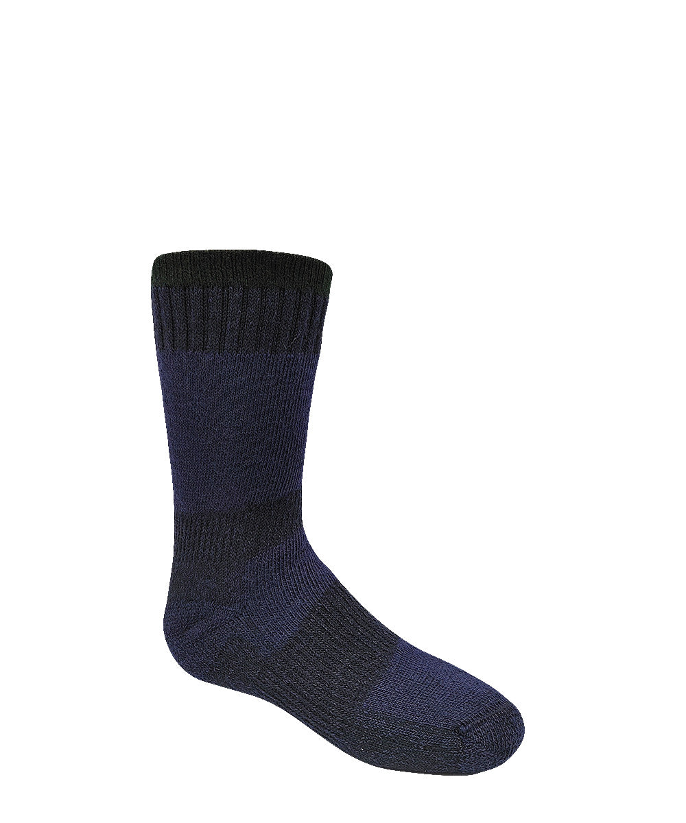 Kid's Merino Wool Thermal Socks In Navy