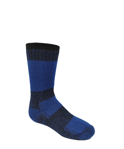 Kid's Merino Wool Thermal Socks In Denim