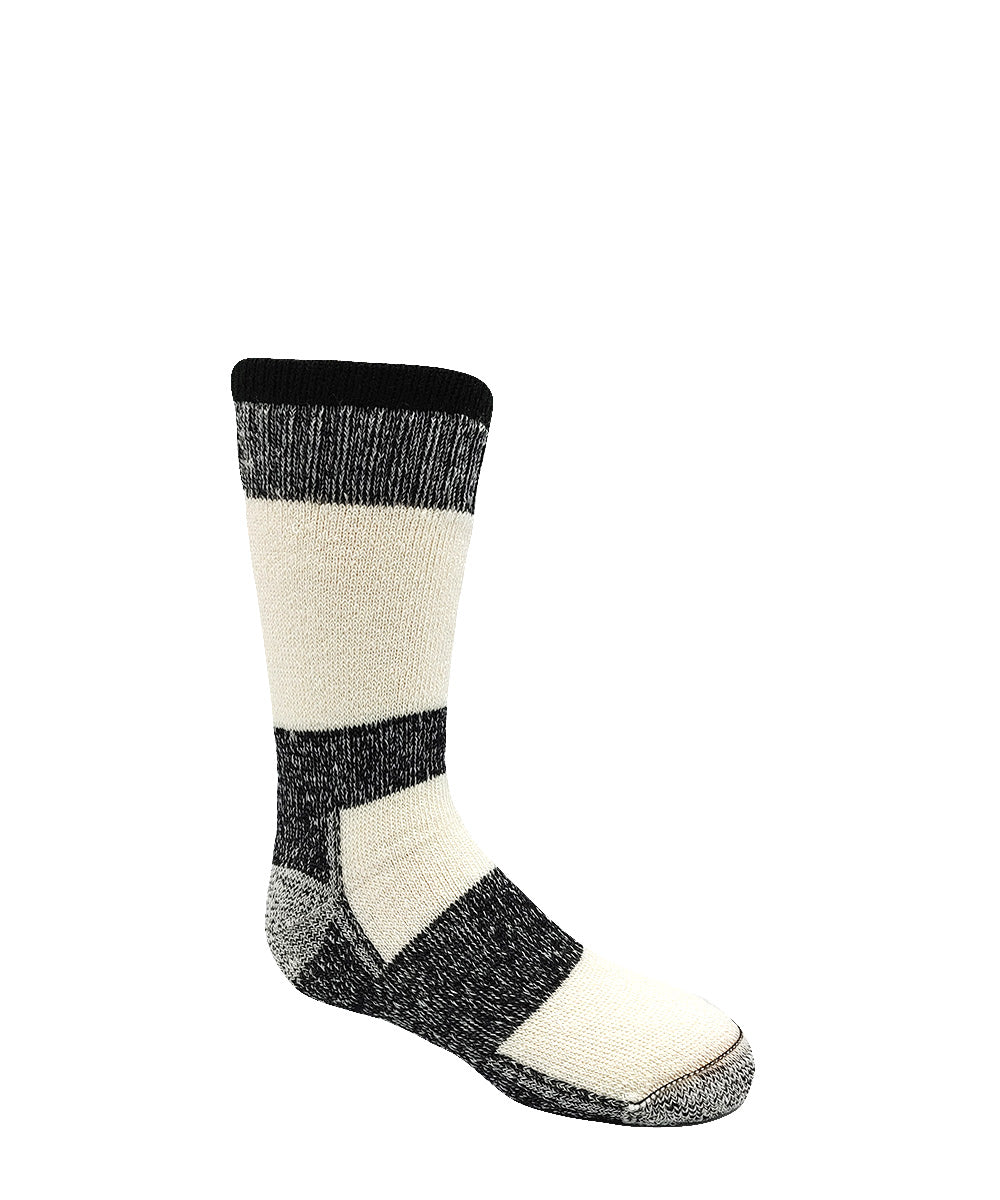 Kid's Merino Wool Thermal Socks In White