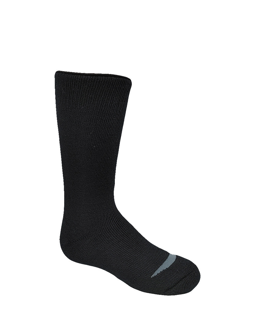 Kid's Merino Wool Thermal Socks In Black