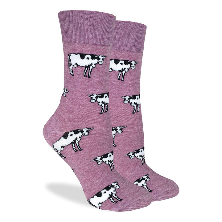 animal socks with cow pattern