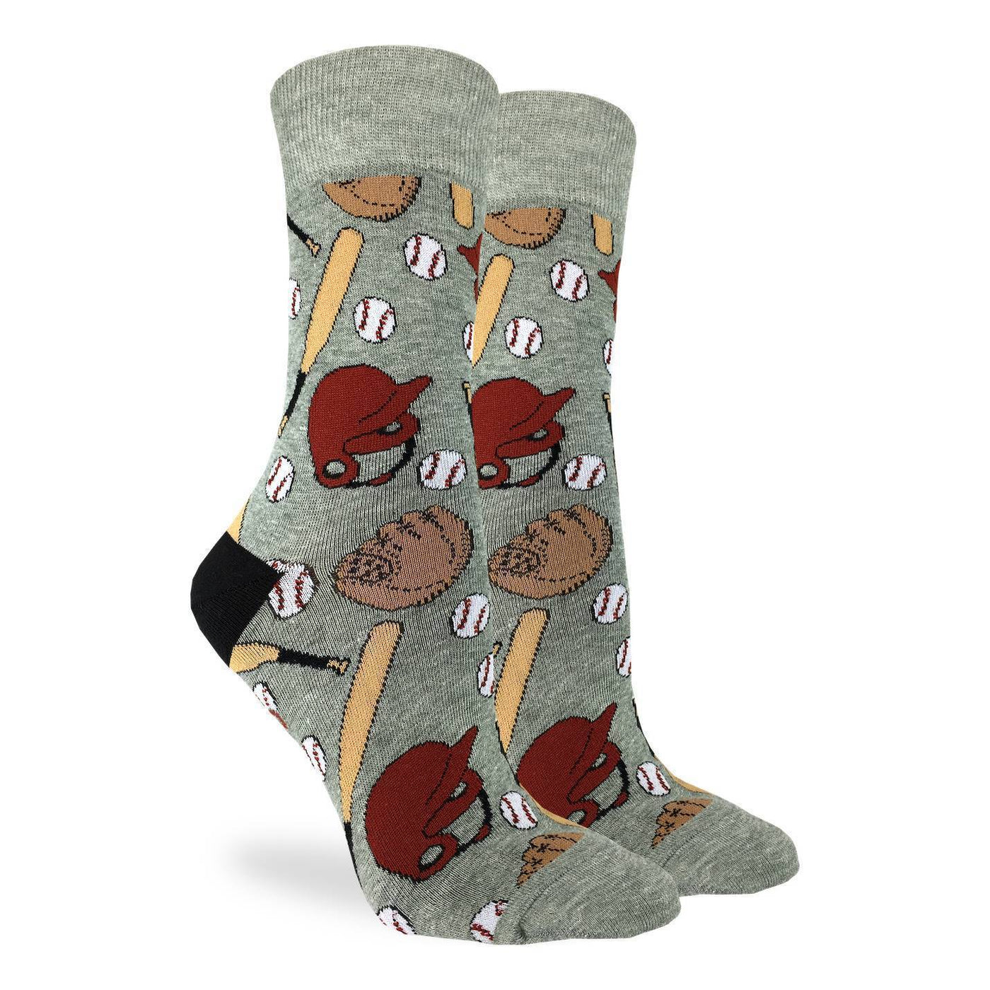 "Baseball" Crew Socks by Good Luck Sock - SALE