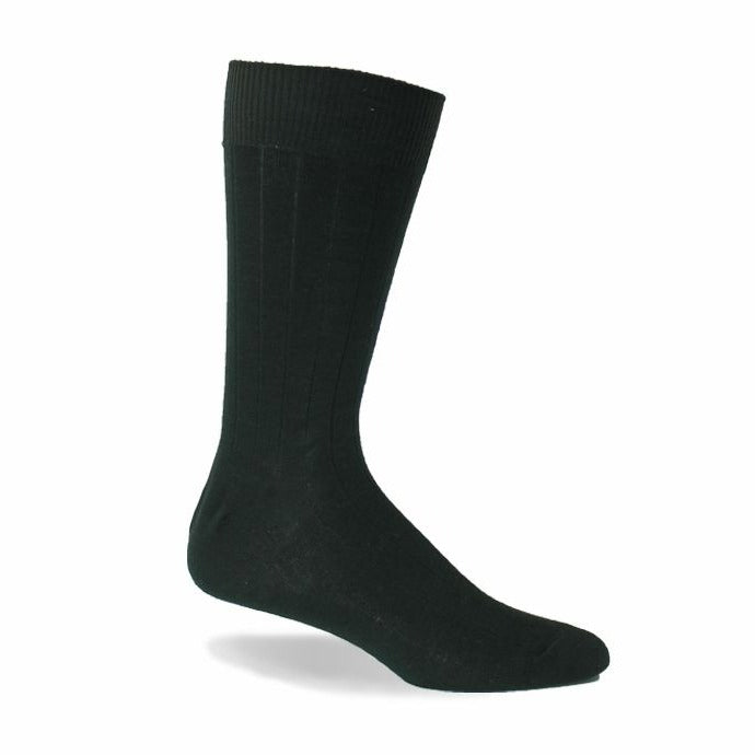 Vagden Men's Cotton Broad Rib Dress Socks