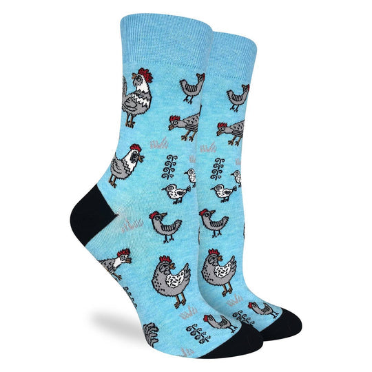 animal socks with chickens