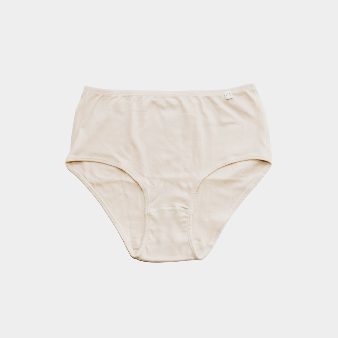 Womens Briefs Organic Cotton Knickers Comfortable Knickers Almond