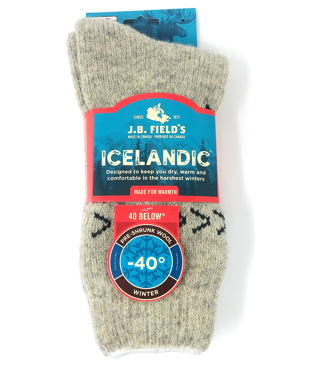 Men's Icelandic true north sock