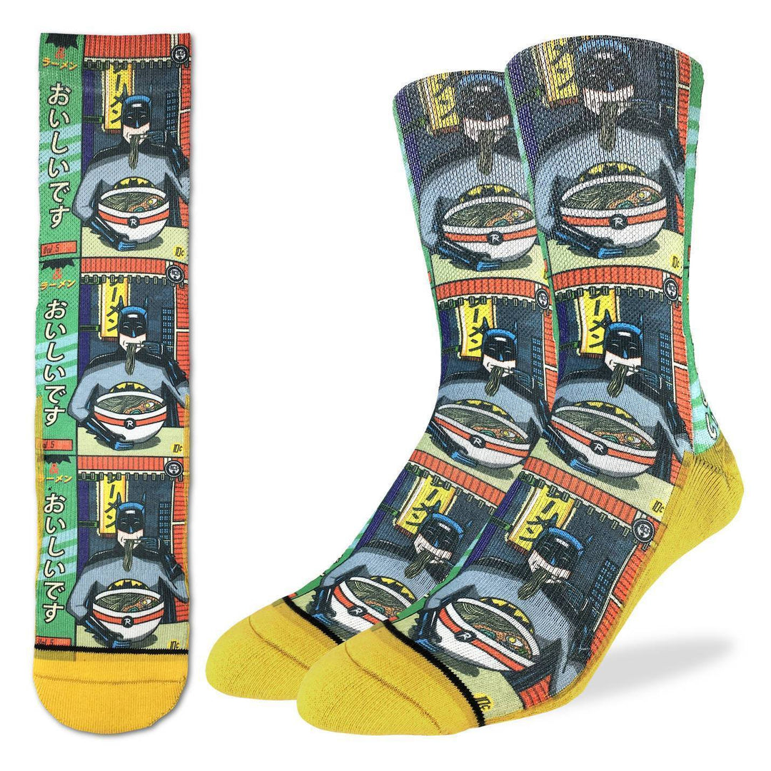 Batman and Ramen socks