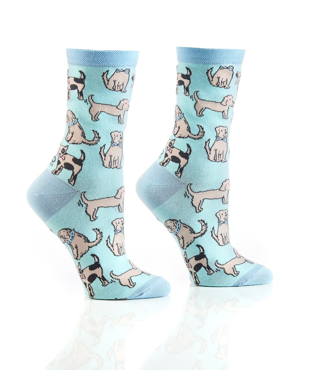 Chaussettes en coton « Chiens » par YO Sox - Medium