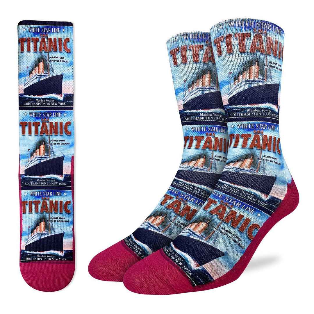 "Titanic" Active Fit Socks by Good Luck Sock