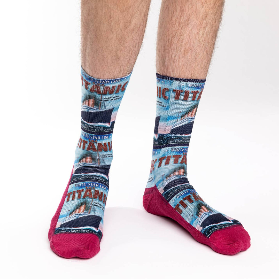 "Titanic" Active Fit Socks by Good Luck Sock