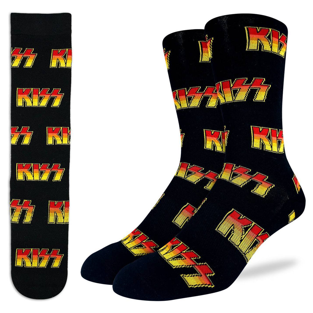 "KISS Logo" Crew Socks by Good Luck