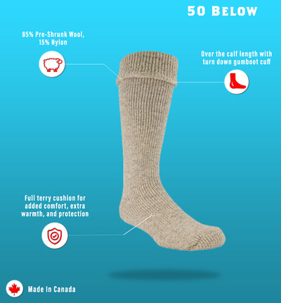  Wool Thermal Socks Features 