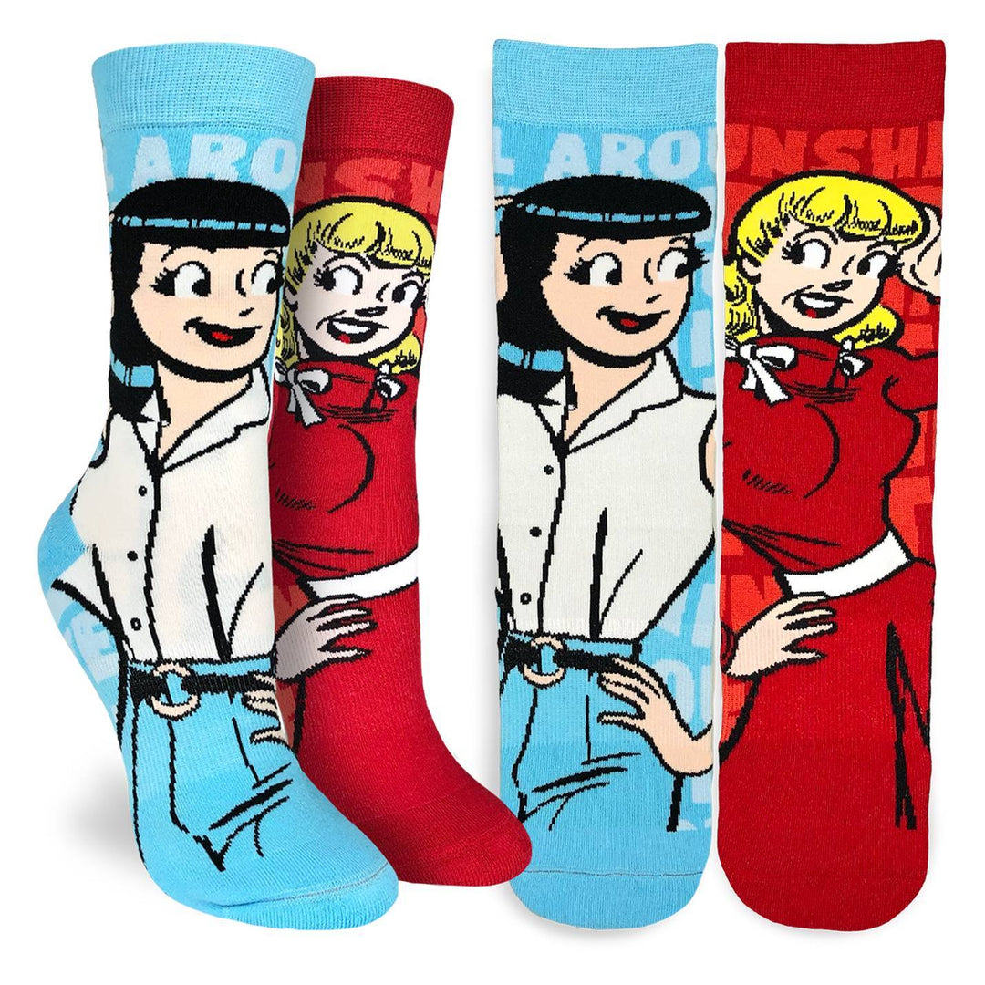 Good Luck Sock "Archie, Betty and Veronica" Crew Socks - Medium