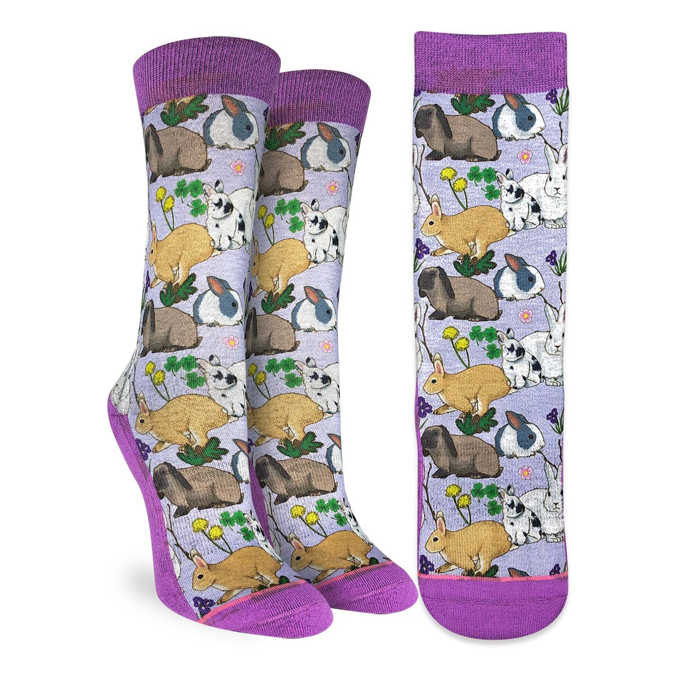 animal socks with bunnies