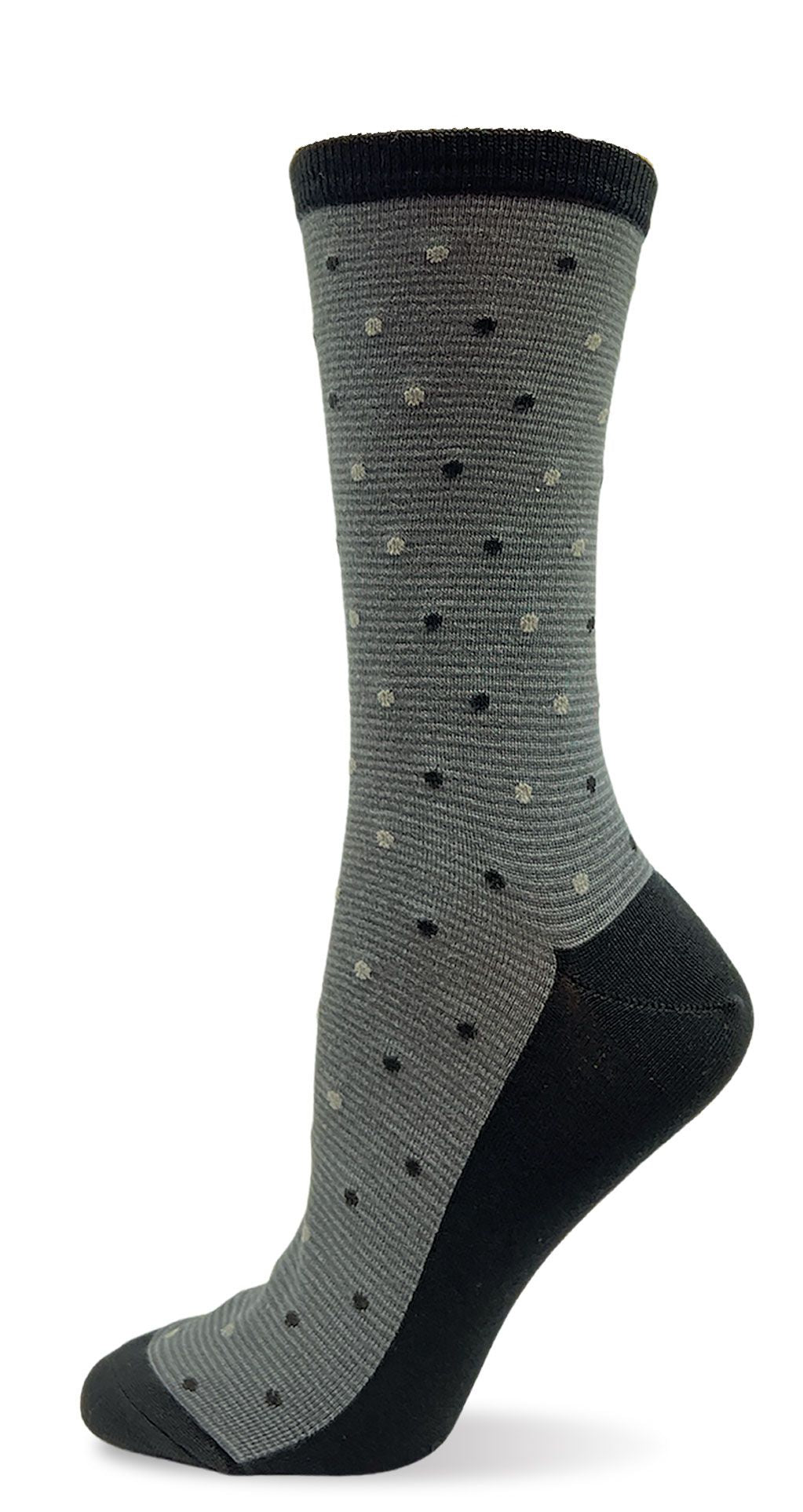 polka dotted bamboo socks