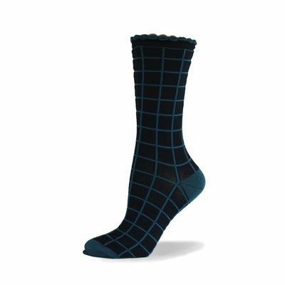 bamboo socks with grid