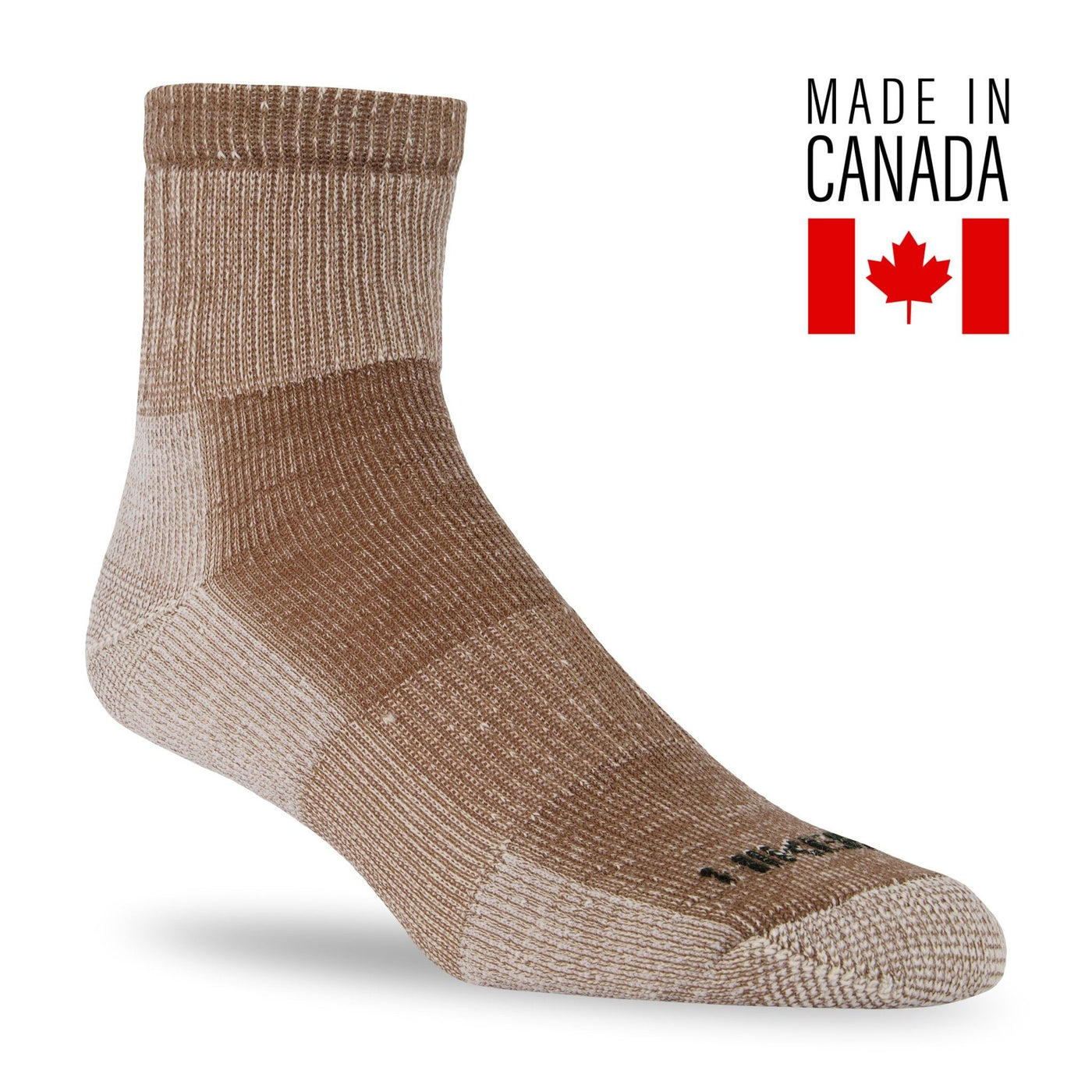 hiking aknkle socks made in Canada