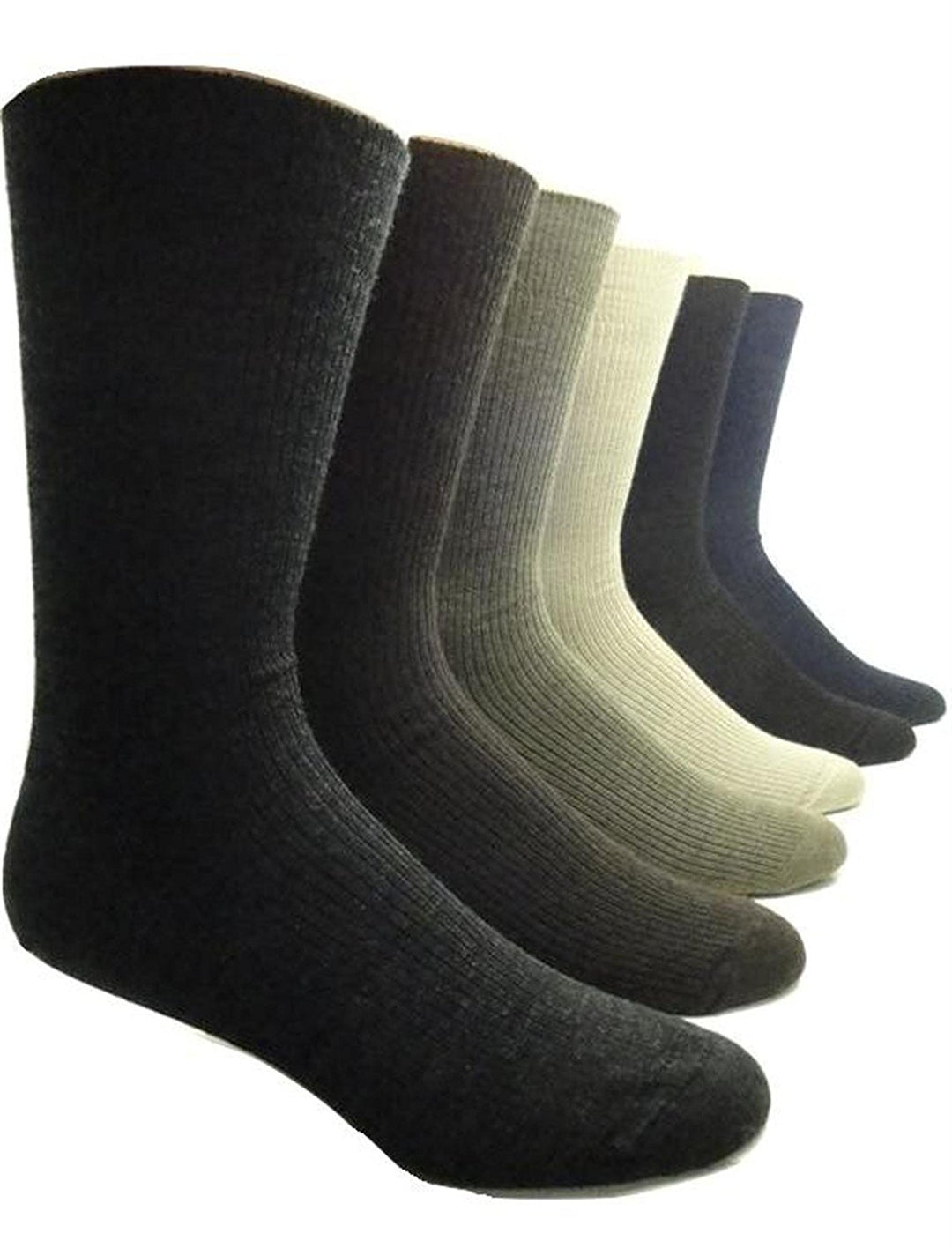 Vagden Non-Elastic Top Merino Wool Dress Diabetic Socks