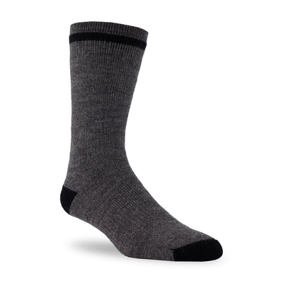 Grey/Black Merino Wool Thermal Boot Socks