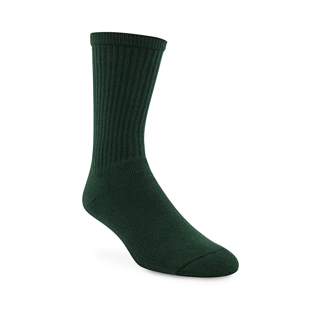 Dress sock in green