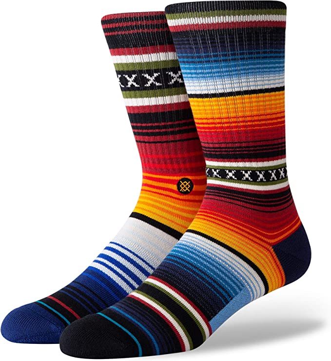 Stance "Curren ST" Striped Combed Cotton Blend Socks