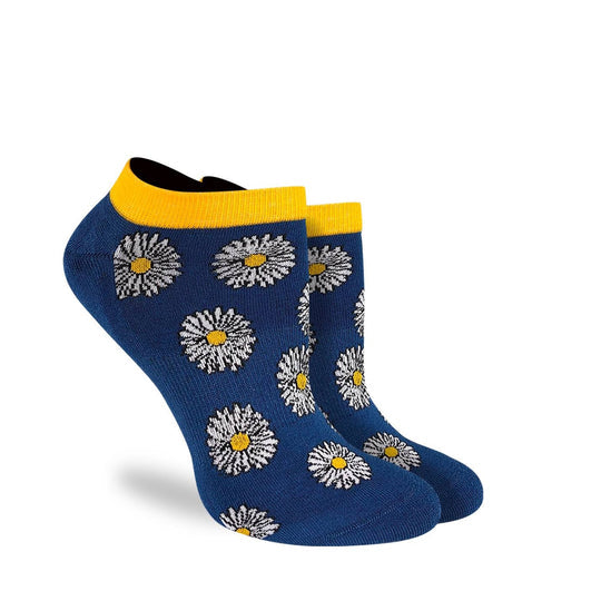 "Daisy" Cotton Socks by Good Luck Sock - Medium
