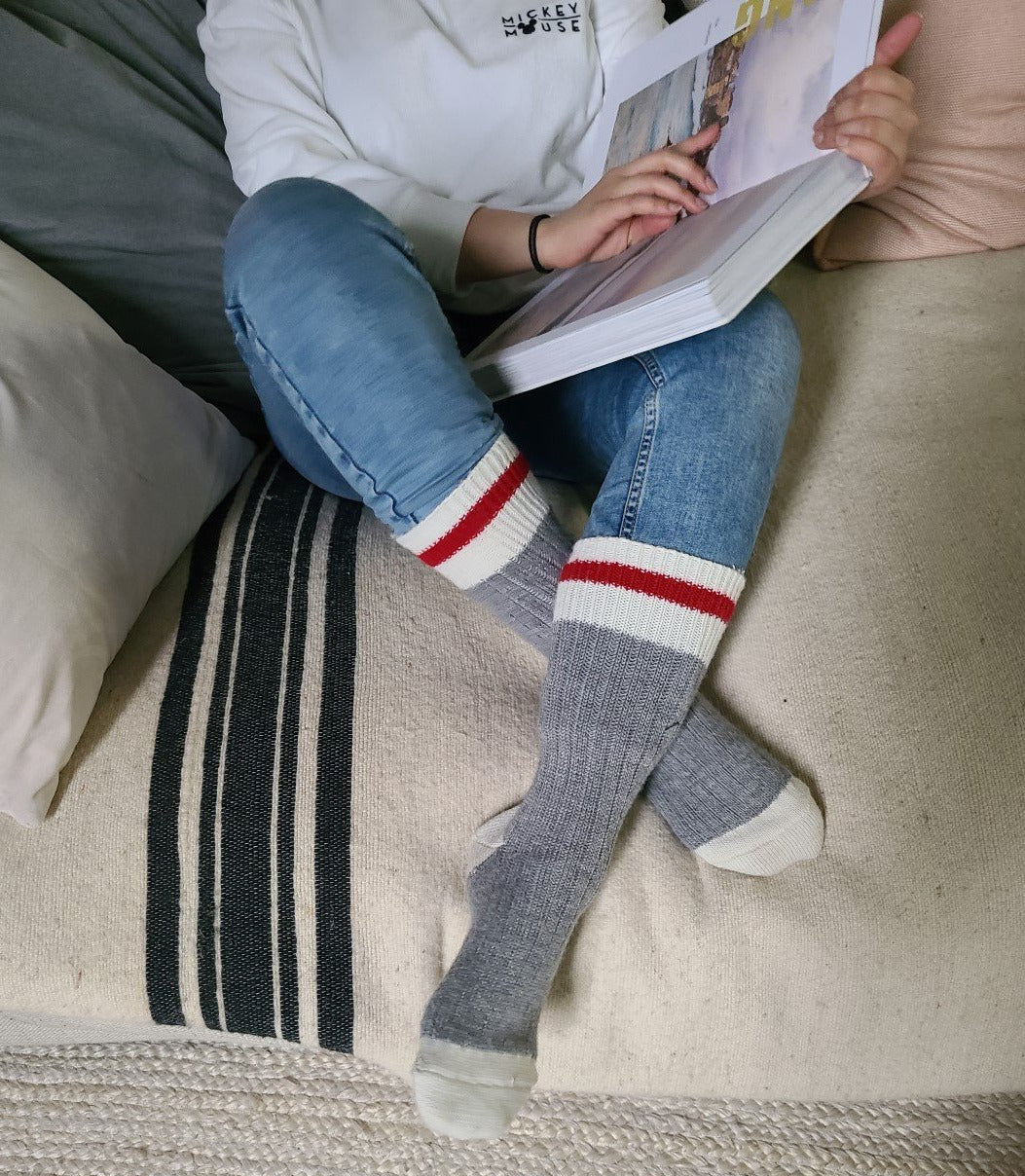Casual wool socks for home