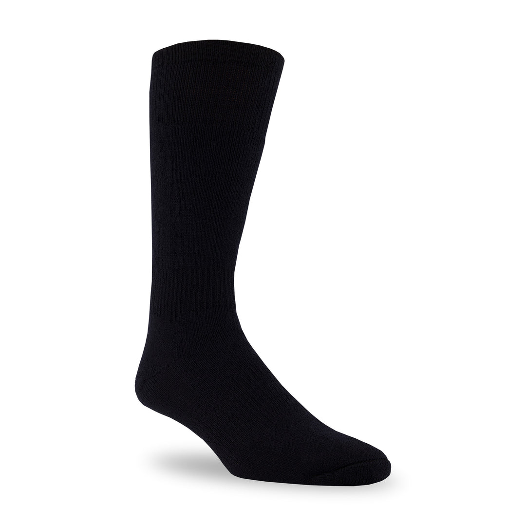 Fisherman's Wool Socks For Men - Knee High Hiking & Winter Motorbike Socks (Size 6-11, Cream)
