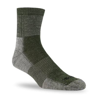 green hiking ankle socks