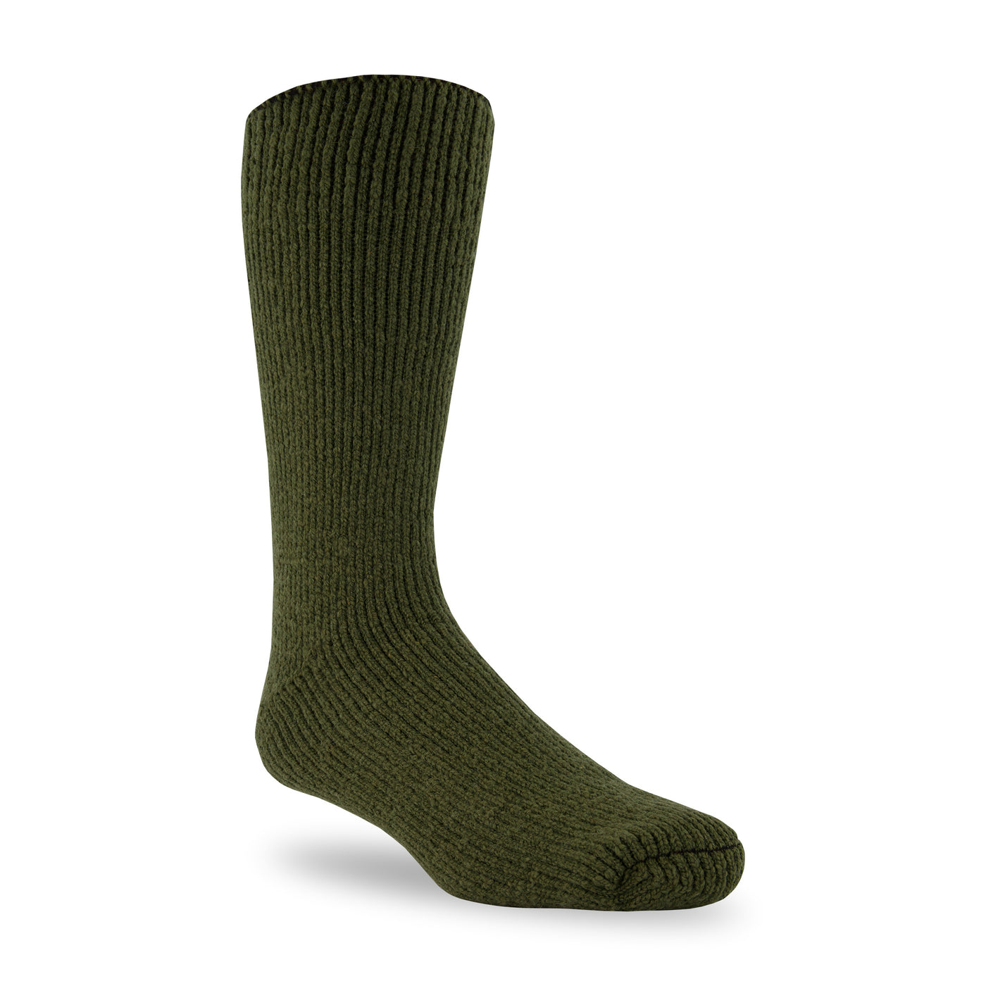 green Wool Thermal Socks