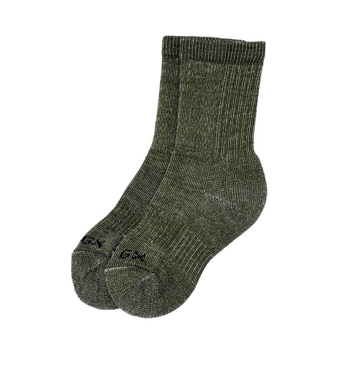 green merino wool socks for kids 