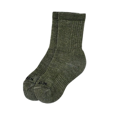 green merino wool socks for kids 
