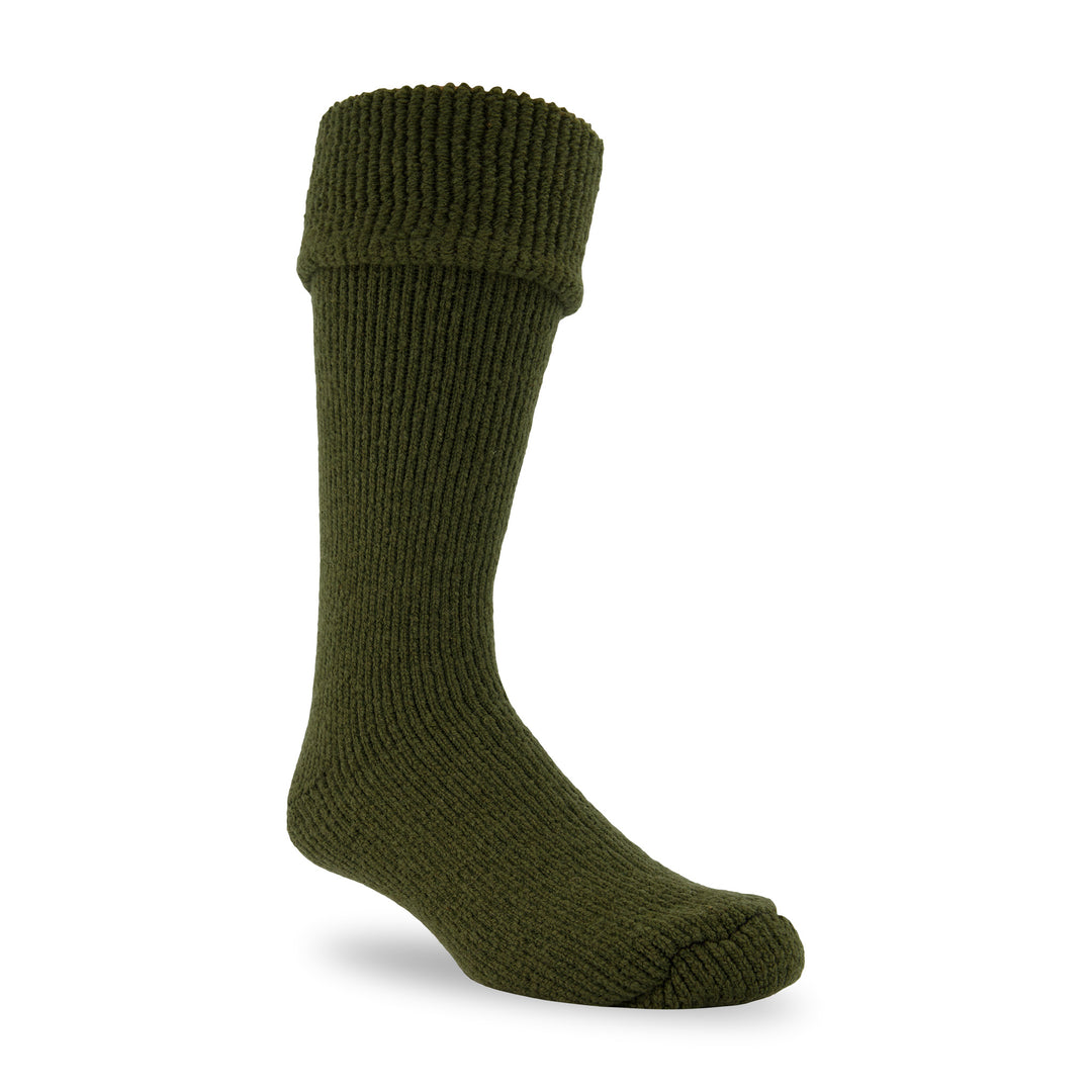 Socks Insulated Thermal Black Brushed Fluffy Rtc