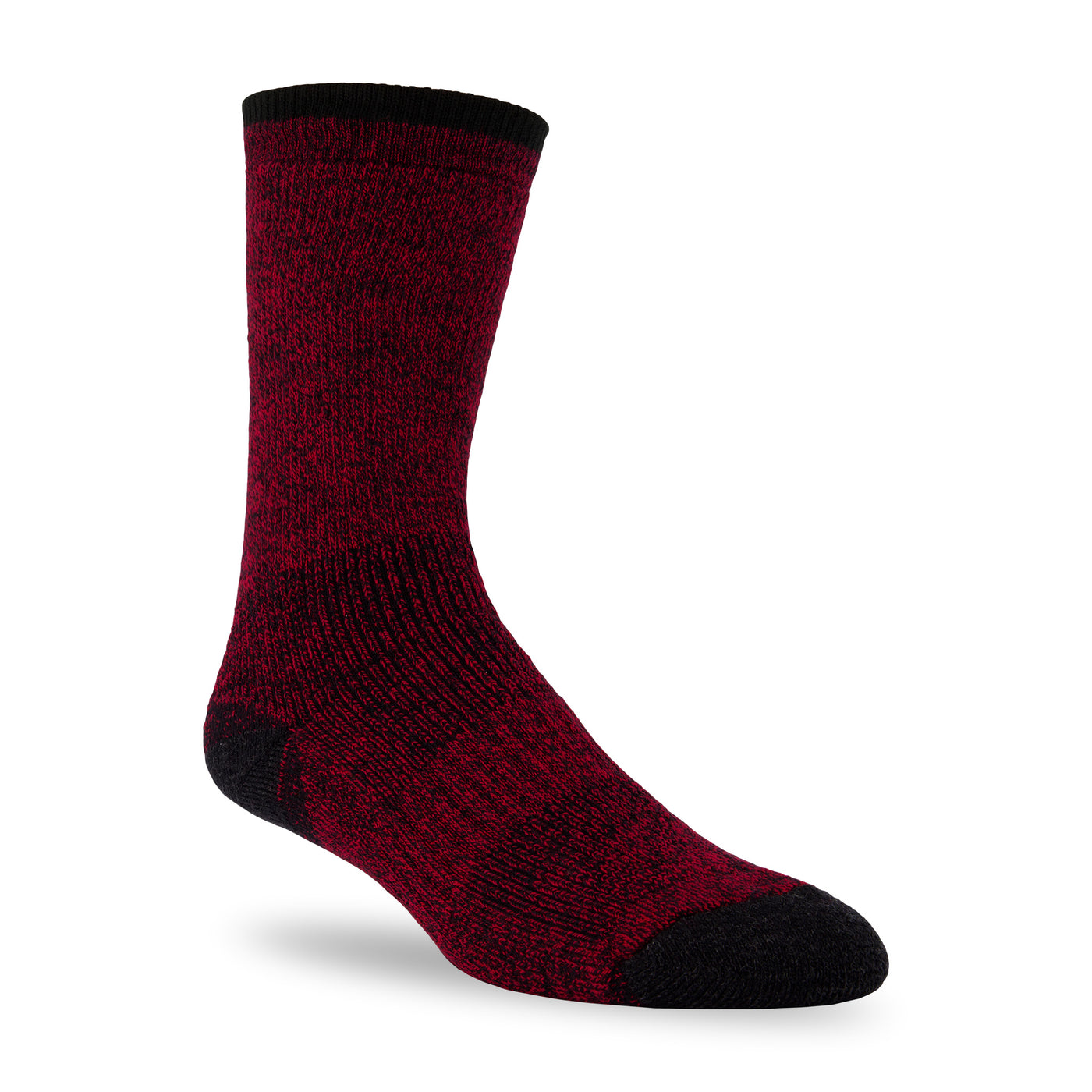 red merino wool boot socks 