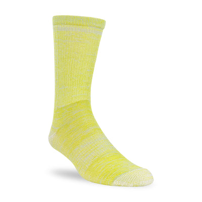 74% merino wool socks in yellow