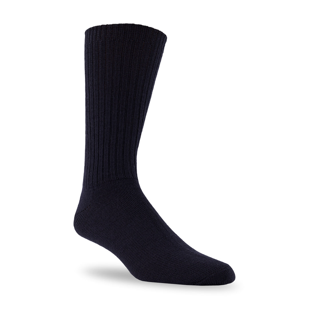Casual wool sock in black