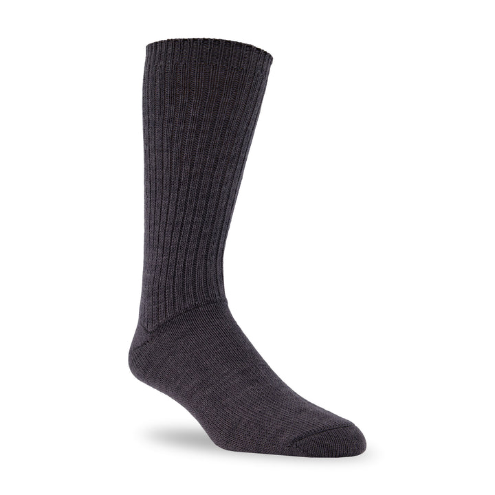 Merino wool diabetic sock in grey