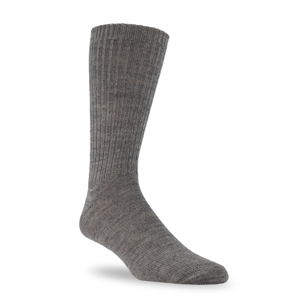 Merino wool diabetic sock in grey